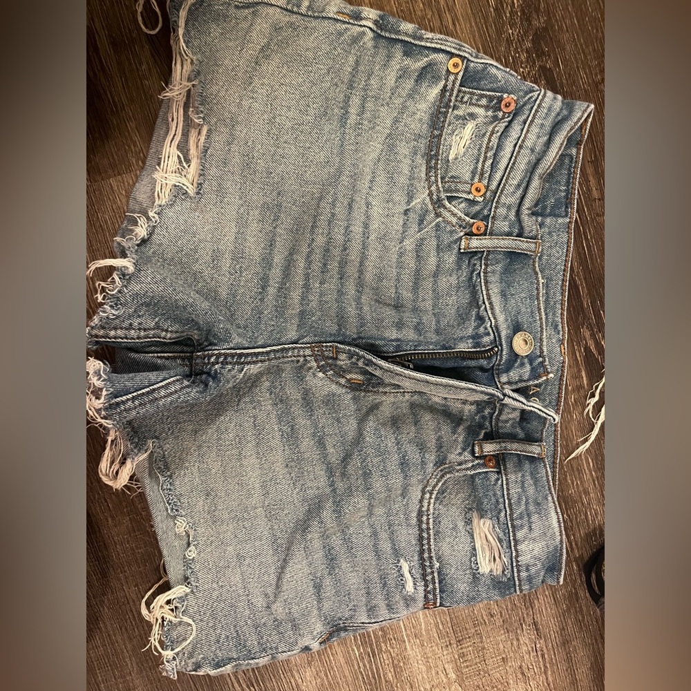 Distressed Denim Women's Shorts